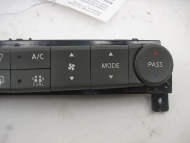Control de calefacción de aire acondicionado clima temperatura Nissan Máxima 2004 04 2005 05 2006 06 807314 Foto 3 de 4