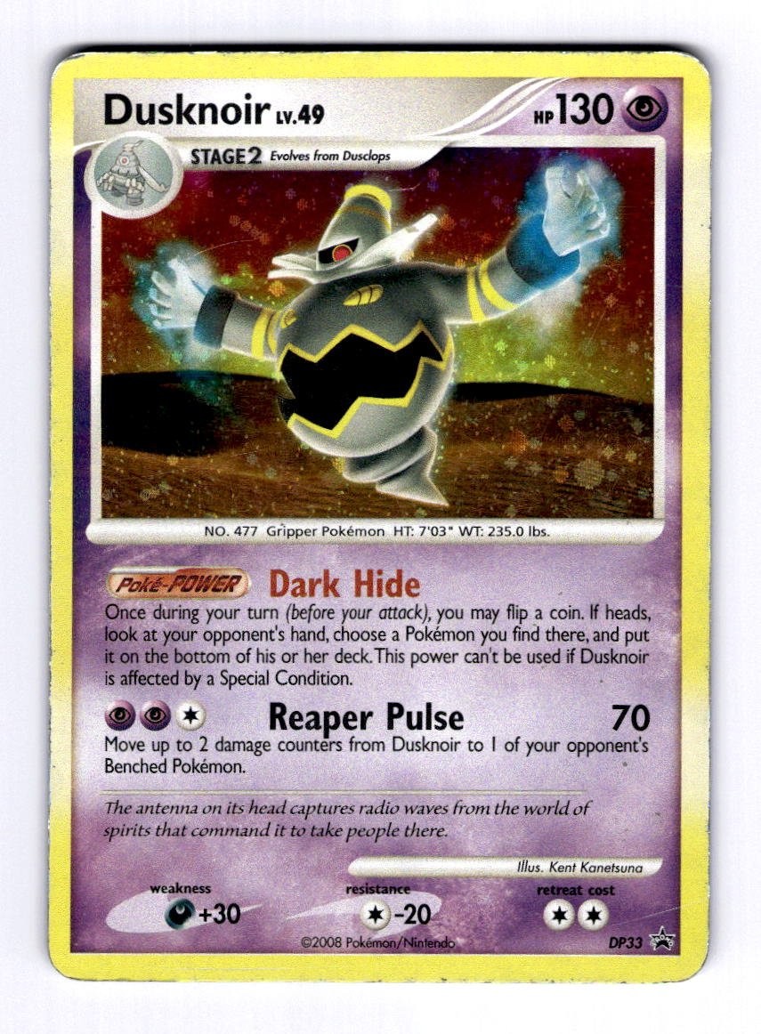 Dusknoir - DP33 Diamond and Pearl Promos #DP33 (2007) Promo Holo MP Pokemon