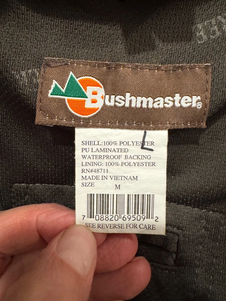 Chaqueta y pantalón impermeable Bushmaster M camuflaje buen estado Foto 3 de 4