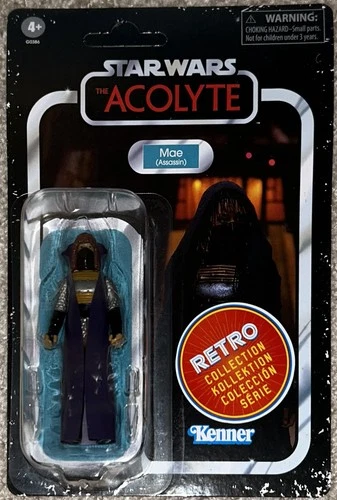 Star Wars The Acolyte Mae Assassin Retro Collection 3.75" Figure Kenner LOOSE