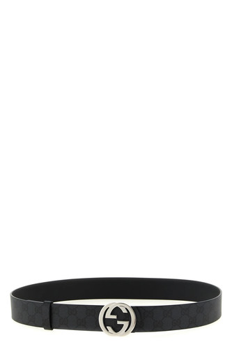 GUCCI Incrocio GG Reversible Black 40mm Belt New & Authentic