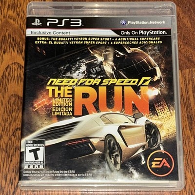 Need for Speed The Run Limited Edition - PlayStation 3 - Complete Manual On Disc