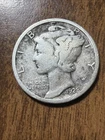 1928 Mercury Dime - Actual Silver Coin Fine Shown Same Day Shipping