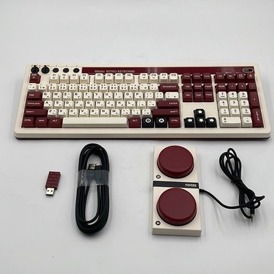 8BitDo Retro 108 Mechanical Keyboard Fami Edition - READ
