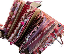 Handcrafted Valentine's Themed Hardcover Junk Journal