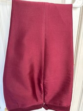 Talbots silk/cotton burgundy pants, holiday themed, size 12
