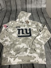 NWT Youth Nike New York Giants Salute To Service Hoodie Medium 10/12 Artic Camo