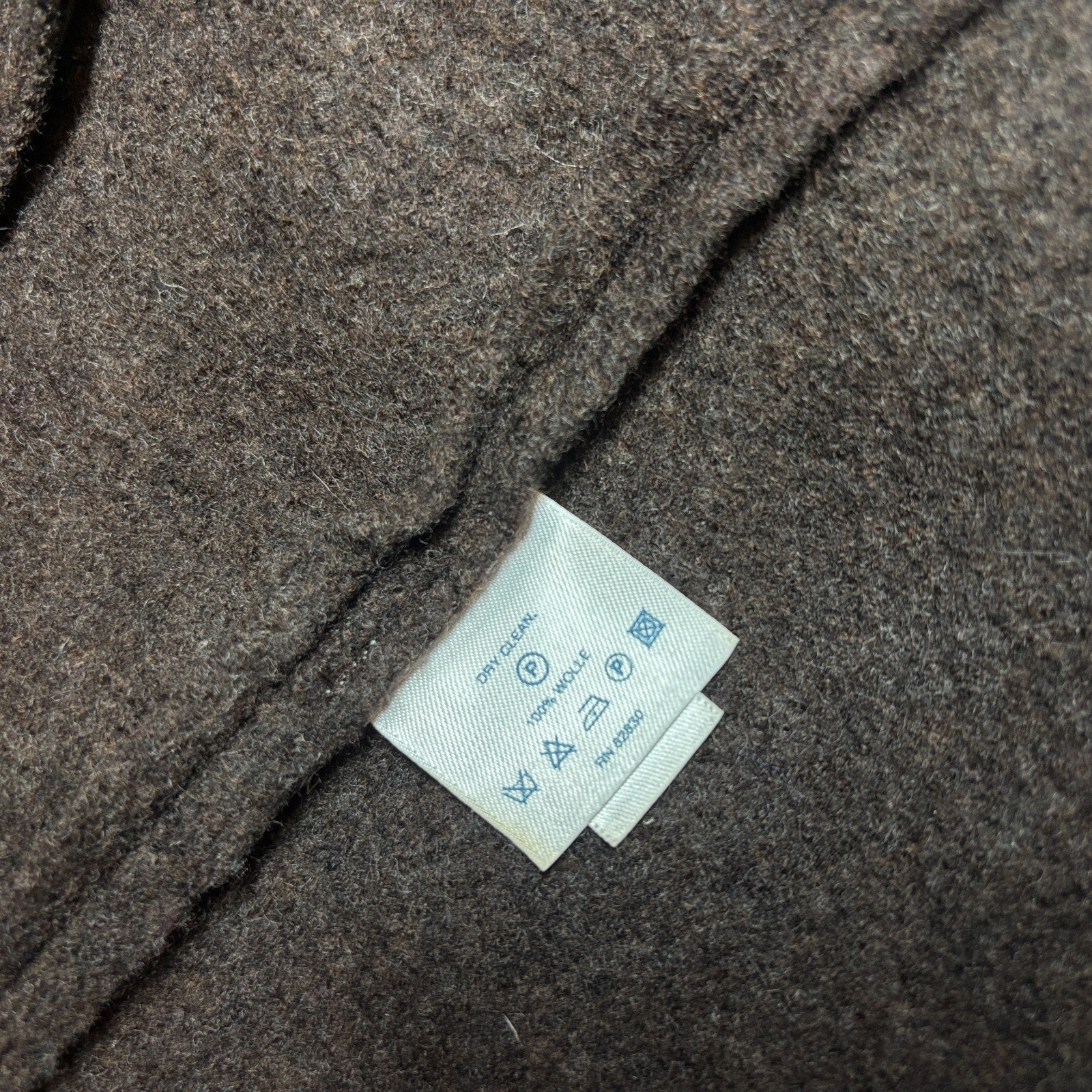 Wool Button Front Blazer Jacket Collarless Women'… - image 9