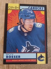 Brock Boeser 2022-23 O-Pee-Chee Black Border #106 Vancouver Canucks /100
