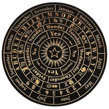 iplusmile Star Pendulum Board, Large Wooden Dowsing Divination Board, Metaphy...