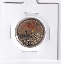 AUSTRALIAN: 2014 $1 THINGS THAT STING BULL ANT COLOURED UNC COIN #5867