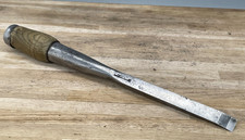 Vintage Socketed Heavy Duty MATHIESON 9/16" Sash Mortice Chisel Woodworking Tool