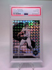 2021 Panini Mosaic - Rookies Zach Wilson #302 Silver Prizm (RC)