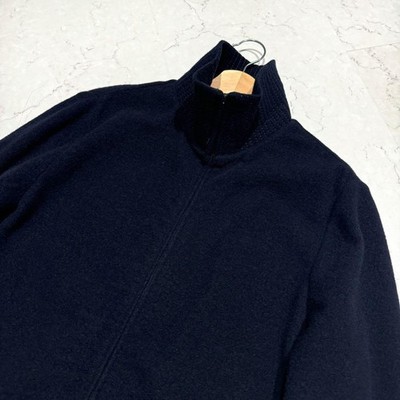 Vintage 1999-2000 Miu Miu Men Wool Stand-Up Collar Knit Blouson