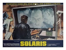 Movie Poster Print on Rolled CANVAS - SOLARIS Sci-Fi Italy Edition 18x24"