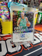2022-23 Panini Donruss Optic Jeremy Sochan Fast Break Signatures Auto RC