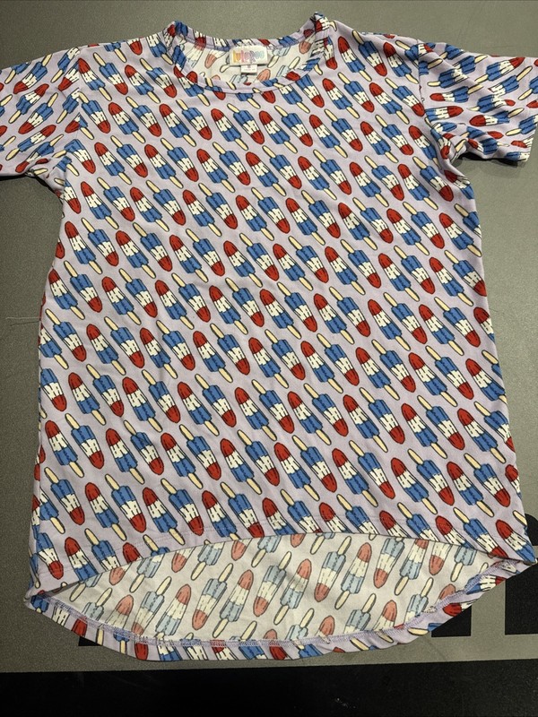 Lularoe Gracie Kids Rocket Pop Size 8