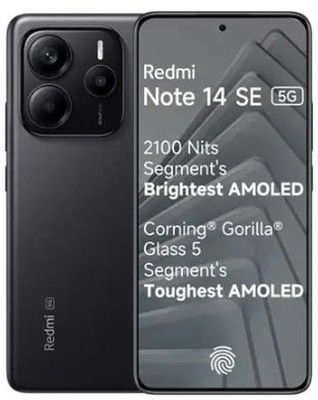 REDMI Note 14 SE 5G (Titan Black, 128 GB)  (6 GB RAM) Dimensity 7025 Ultra