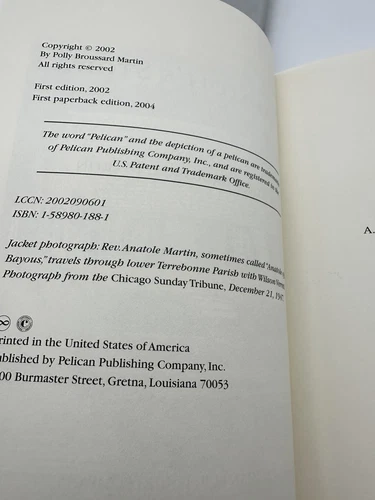 Anatole's Story - Polly Broussard Martin - Signed 1st Edition - Picture 5 of 15