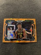 2024 Panini Prizm Draft Picks Yves Missi #54 Orange Ice Prizm Variation Rookie