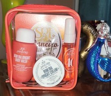 SOL DE JANEIRO Jet Set Bom Dia Bright Shower Gel Cream Mist Cheirosa 40 4pc Kit