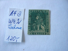 alt Italien Briefmarke, Toskana Nr. 14,  Wz 2, gestempelt,  gut, Lot, Posten
