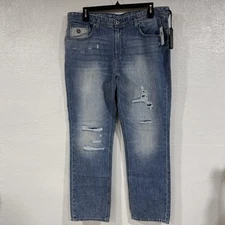 Buffalo David Bitton Evan jeans distressed denim jeans 38x32