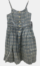 Polo Ralph Lauren Little Girls Sleeveless Dress in Blue Multi Sz 4/4T