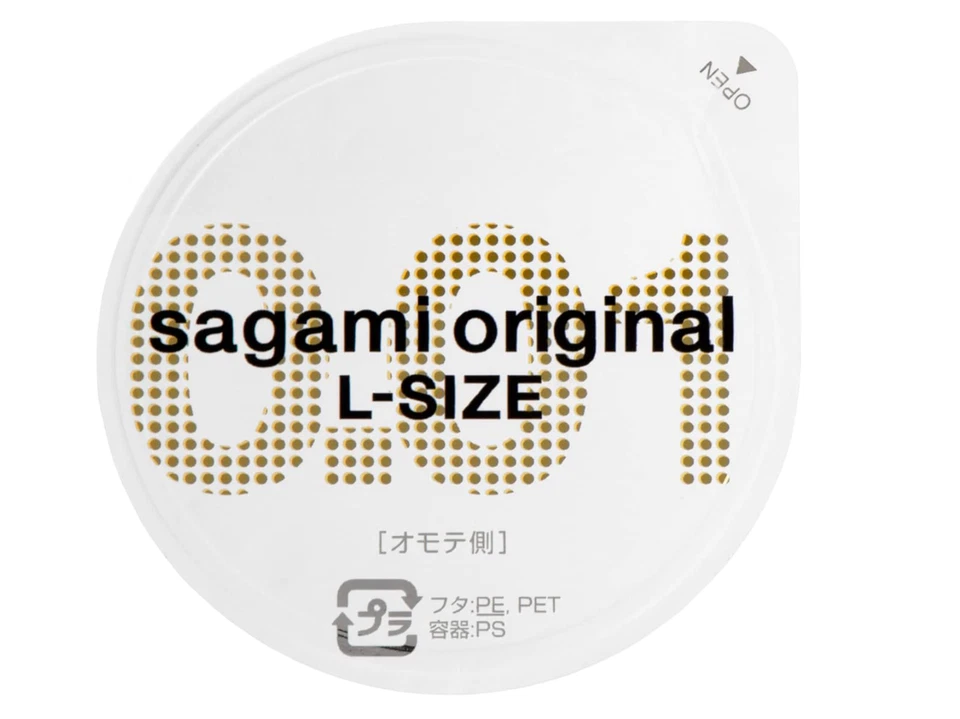 Sagami 001 Original Tamaño L Ultra Delgado Sin Látex Paquete de 3 (30 piezas) De Japón Foto 3 de 4