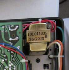 Power transformer INPUT 110VAC, OUTPUT 10VAC 0.8A DIM 38X37MM