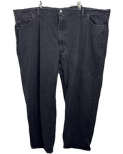 Levi  s Vintage Jeans Mens 550 Black Relaxed Taper Leg W54 Inch /L30 Inch