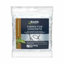 Bostik Fibres For Concrete -150g - 750g Enhance Strength -Min Shrink and Cracks