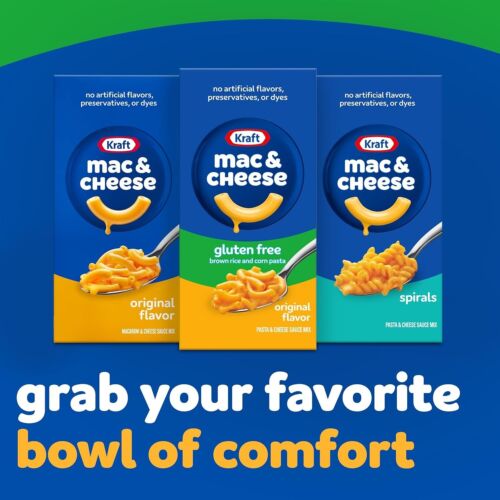 Kraft Gluten Free Mac and Cheese Dinner, Flavor - Convenient Pack of 6 - Picture 12 of 17