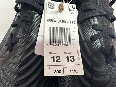 ADIDAS PREDATOR EDGE.2 FG EDGE OF DARKNESS GW2271 SOCCER FIRM