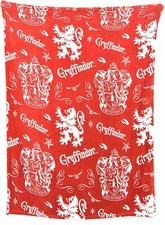 HARRY POTTER BLANKET OFFICIAL MERCHANDISE GIFT GRYFFINDOR