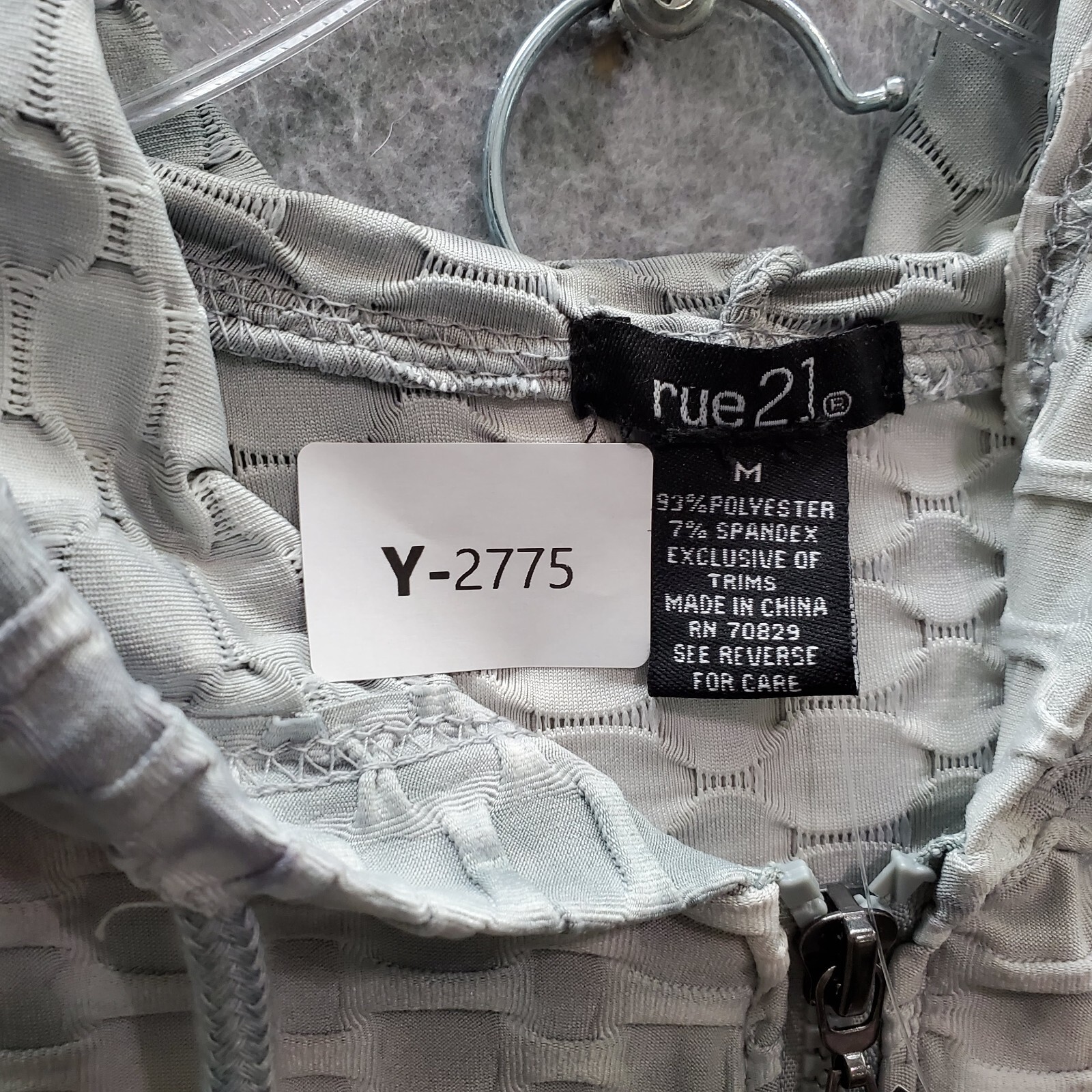 Rue21 Women Activewear Pants Medium Gray Tracksuit Full Zip Hoodie Leggings NWT