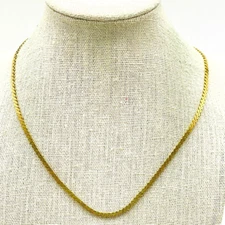 MONET Choker Chain Necklace Gold Tone Classic Career Workwear Everyday