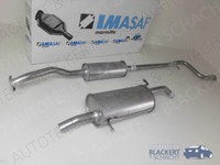 Imasaf Auspuffset Ab Kat FüR Citroen C3+Pluriel 1.6/1.6 16V 2002- | Msd+Esd