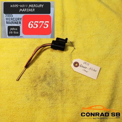   OEM 2005-2011 MERCURY MARINER BLOWER MOTOR CONNECTOR  