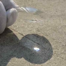 Dia 60mm PMMA Plastic PMMA Solar Condensing Fresnel Lens Card Magnifier