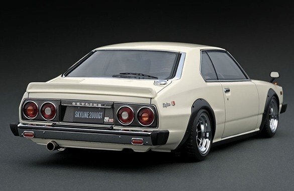 (かわむら) 1/18 Nissan Skyline 2000 GT-ES RARE* IG1081 1/18 Nissan Skyline 2000 GT-ES (C210) White