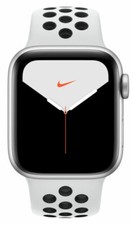 apple watch nike  series 4 40mm silver aluminium case gps