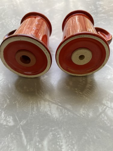 Metlox Pottery Poppy Trail Red Rooster Salt & Pepper Shaker Set - Picture 7 of 10