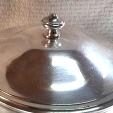 JOLI GRAND PLAT LÉGUMIER JEAN COUZON ORFÈVRE en inox/métal vintage de France EUR 19,99 - FR