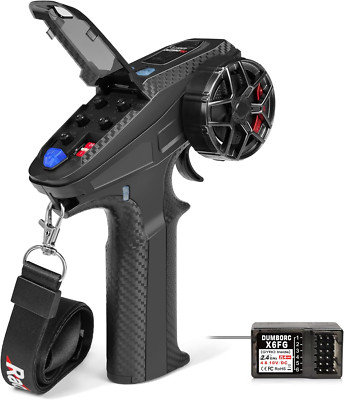 DUMBORC X6PM-350 2.4Ghz 6CH Mini RC Radio Transmitter with X6FG Gyro Receiver Wi