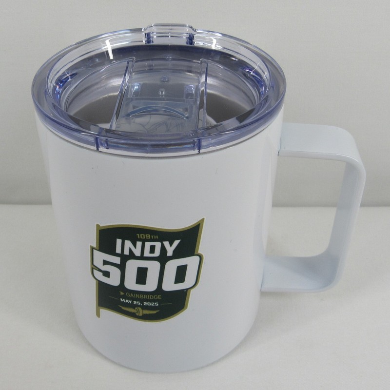 2025 Indy 500 Event  Mug Stainless Steel Logo 109TH Running