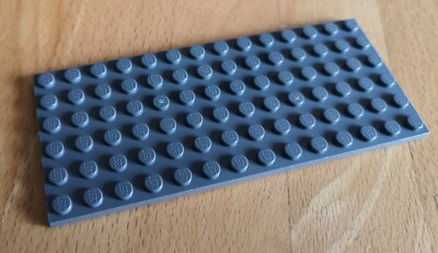 6-reihige Lego Basic-Platte in DkStone 6 x 14; 1 Stück (3456) (S035)