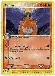 Pokemon EX Dragon  24/97 Camerupt Card