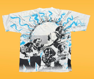 Vintage Neil Diamond T Shirt In The Round 1992 All Over Print