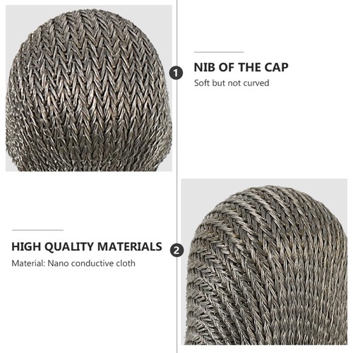 20 Pcs Replacement Tips Conductive Fiber Cloth Head Touchscreen Stylus Pen Mesh - 第 4/12 張圖片